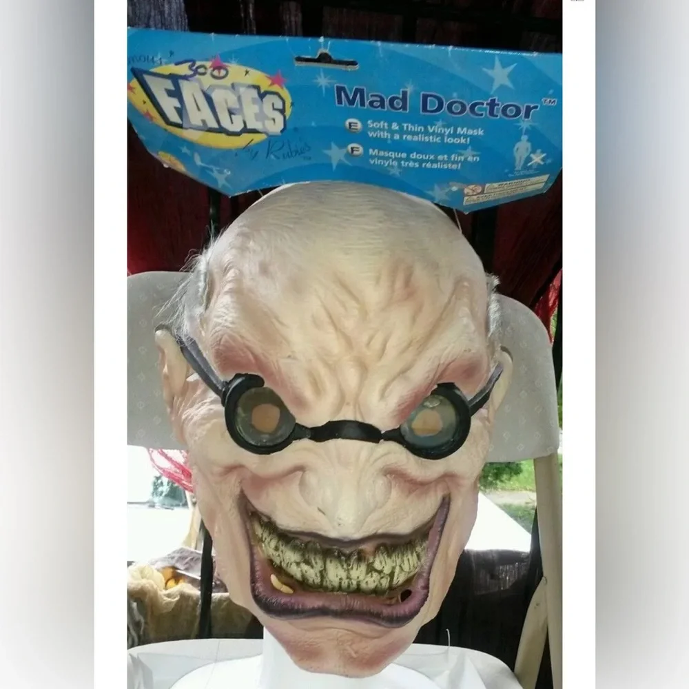 Famous people MAD SCIENTISTS mask vintage FAMOUS PEOPLE 1980’-1990’s new but old